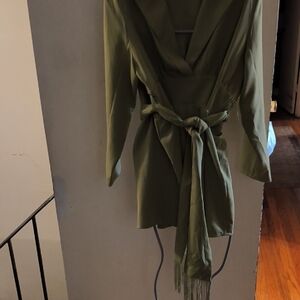 PrettyLittleThing Khaki Green Blazer